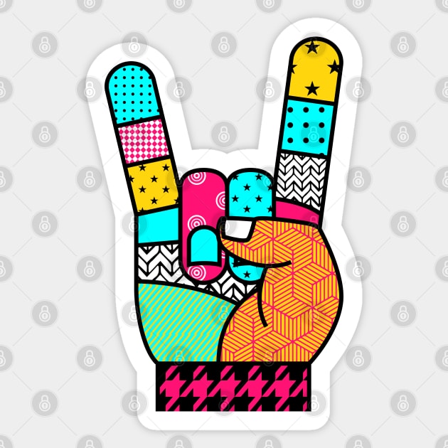 HAND SIGN-PEACE Sticker by ALFBOCREATIVE